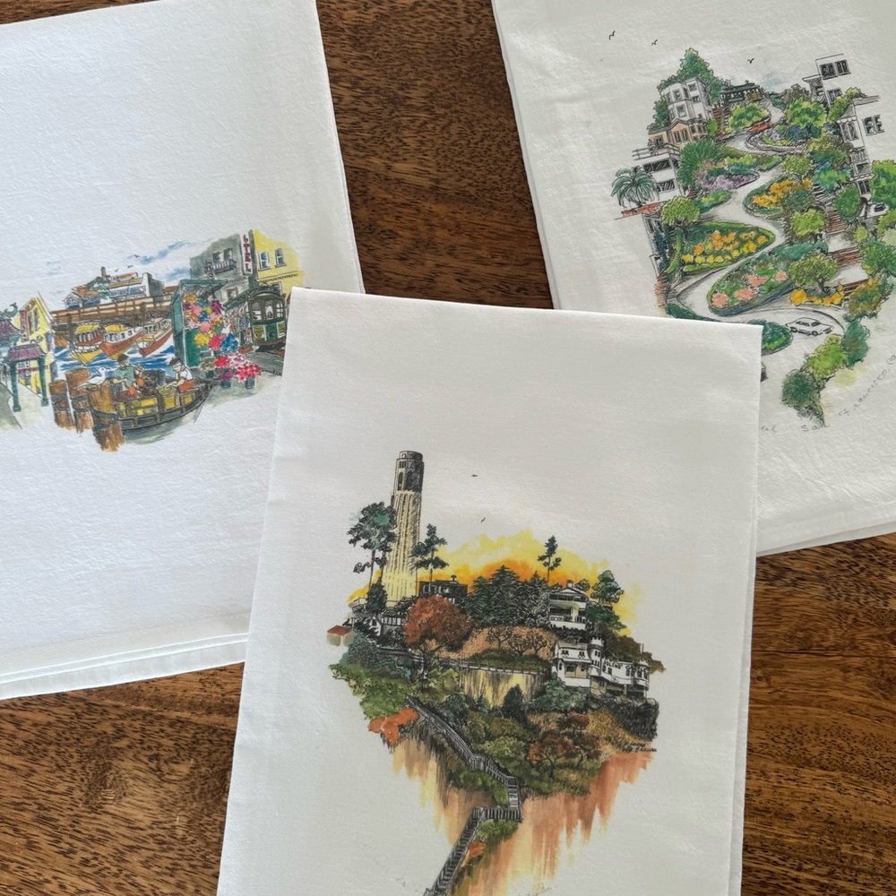 3 pack - SF Tea Towels!